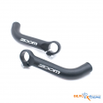 Рога на руль ZOOM MT-30A, 22,2*116,5 мм, черные, инд.упаковка